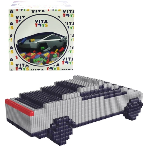 Конструктор VitaToys Pixel Heroes Тесла Кибертрак, 620 деталей (VTK 0056)