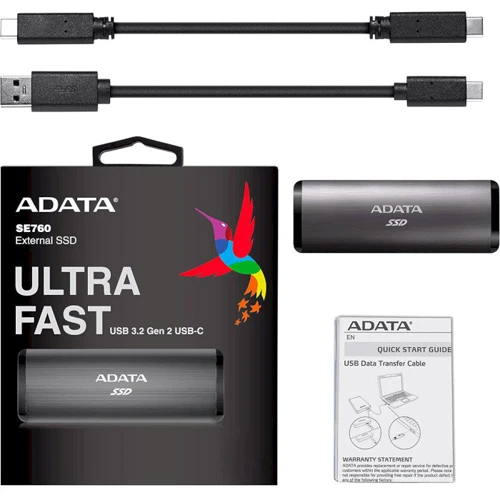 ADATA SE760 1 TB Titanium (ASE760-1TU32G2-CTI) фото 4
