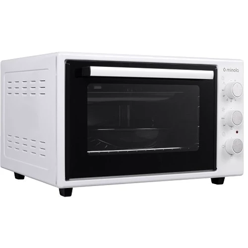 Електрична духовка настільна Minola FOET 3714 WH: Розміри 32.5 х 50.5 х 41.6 см