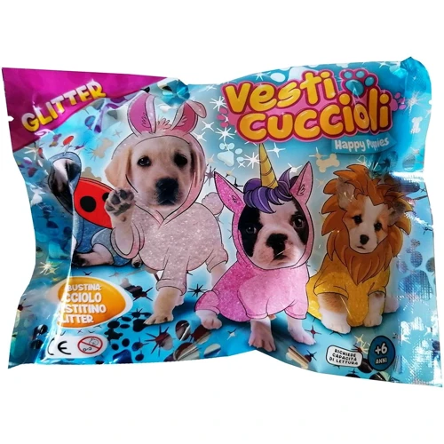 Стретч-игрушка в виде животного Dress Your Puppy S1 Щенок в блестящем костюме (DIR-L-10003): Тип Игровая фигурка