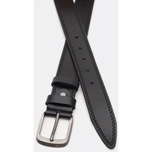 Мужской ремень Borsa Leather черный (V1125FX02-black): Пол Мужской