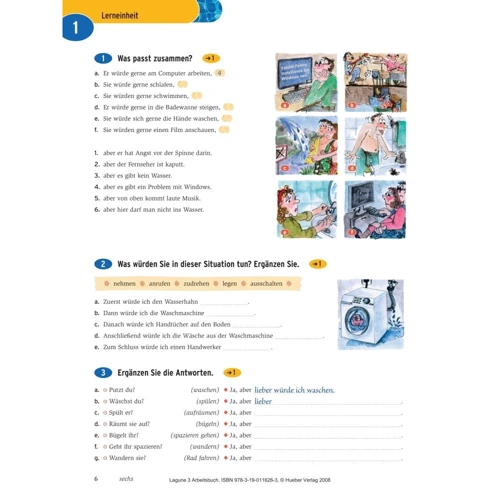 Lagune 3: Arbeitsbuch: Обложка Мягкая
