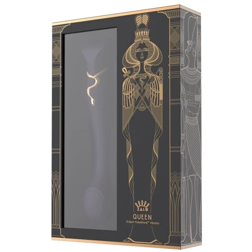 Вибратор с подогревом ZALO Queen Twilight Purple, пульсирующая жемчужина, кристалл Swarovski