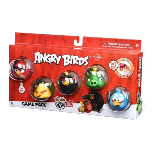 Набор Jazwares Angry Birds ANB Game Pack (Core Characters) (ANB0121): Пол Унисекс