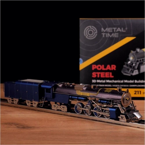 Колекційна модель-конструктор Metal Time Polar Steel color Поїзд механічний (MT052): Виробник Metal Time