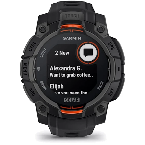 Смарт-часы Garmin Instinct 3 Solar 45mm Black with Black Band (010-02934-00): Фитнес-функции Подсчет калорий, Секундомер, GPS-модуль, Пульсоксиметр, Альтиметр, Пульсометр, Шагомер