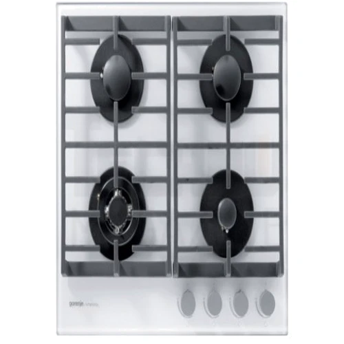 Варильна поверхня газова Gorenje GT6SY2W: Робоча поверхня скло (загартоване)