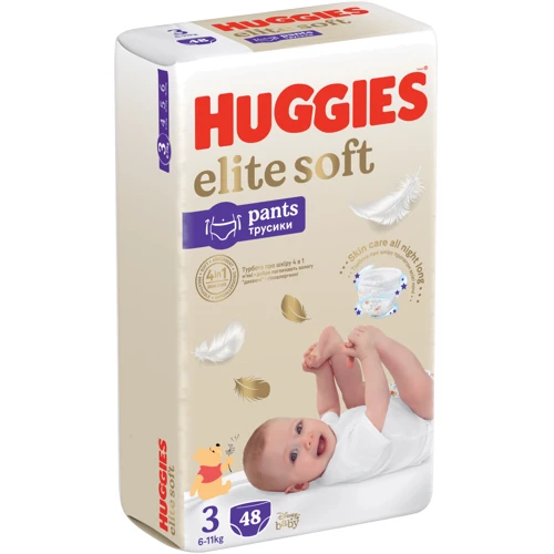 Подгузники Huggies Elite Soft 3 (6-11 кг) Mega 48 шт (5029053549293) фото 9