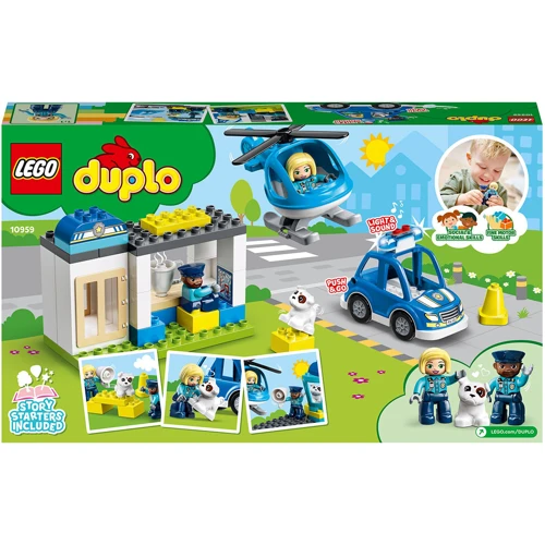 Конструктор LEGO DUPLO Town Полицейский участок и вертолёт (10959): Серия DUPLO