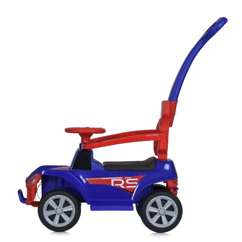 Детский электромобиль-толокар 2в1 Bambi сине-красный (M 5764EBLR-4-3)