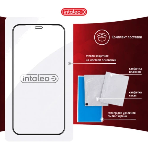Захисне скло для iPhone Intaleo Tempered Glass Full Glue Black for iPhone 12 Pro Max фото 6