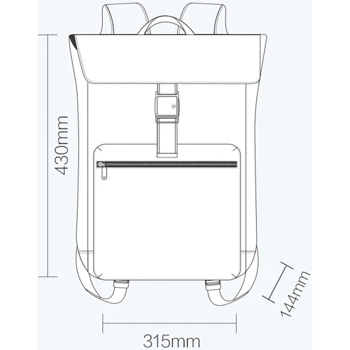 Рюкзак Xiaomi RunMi 90 Points Manhattan Urban Leisure Backpack Camouflage: Об'єм 22.5 л