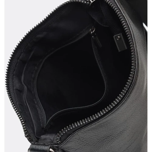 Мужская сумка планшет Borsa Leather черная (K1608-black): Пол Мужской