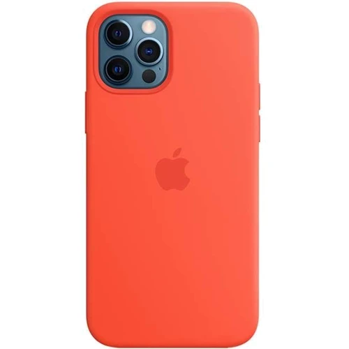 Чохол для iPhone TPU Silicone Case Electric Orange for iPhone 12 / iPhone 12 Pro фото 5
