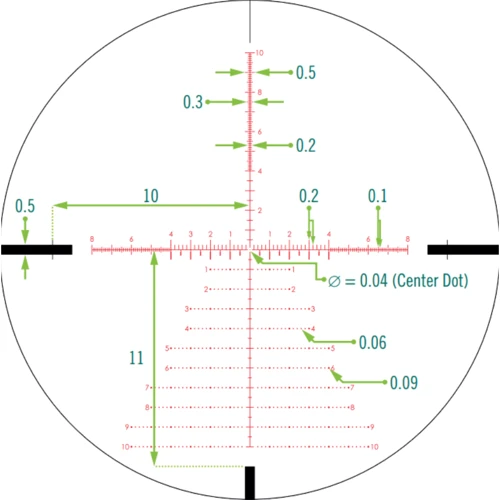 Приціл Vortex Strike Eagle 3-18x44 FFP EBR-7C 0.1 MRAD з підсвічуванням 34мм. (SE-31802)