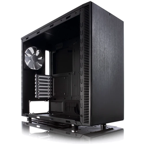 Корпус Fractal Design Define S Window (FD-CA-DEF-S-BK-W): Материал передней панели пластик
