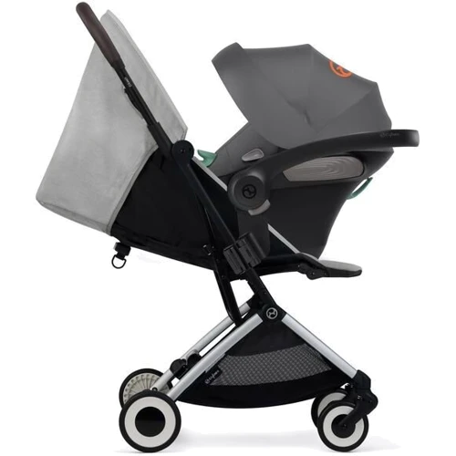 Прогулянкова коляска Cybex Orfeo SLV Lava Grey (522004195): Ширина шасі 52 см