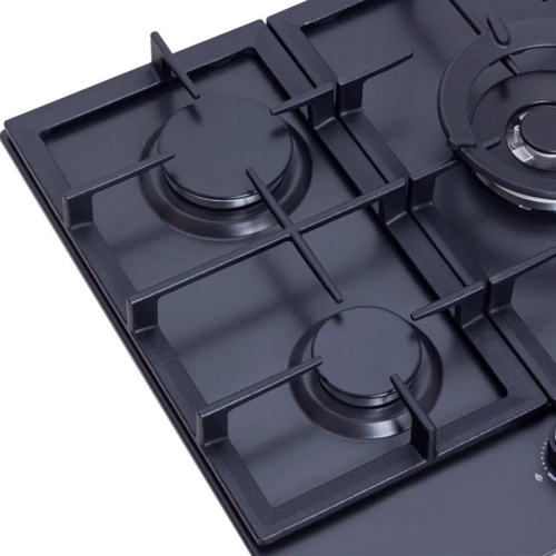 Варочная поверхность газовая Perfelli HGM 71624 BL: Рабочая поверхность эмаль