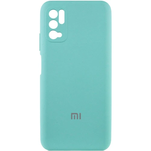 Чохол для телефона Mobile Case Silicone Cover Shield Camera Ice Blue для Xiaomi Redmi Note 10 5G / Poco M3 Pro / Poco M3 Pro 5G