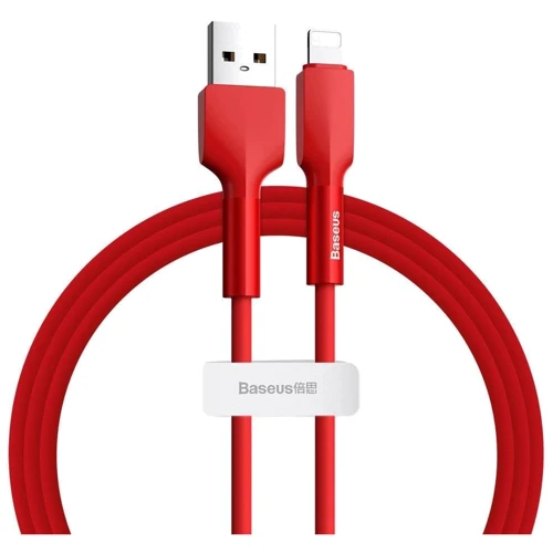 Кабель Baseus USB Cable to Lightning Silica Gel 1m Red (CALGJ-09)