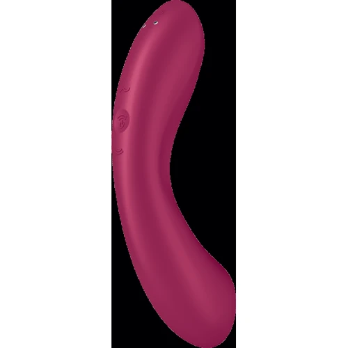 Вакуумный стимулятор с вибрацией Satisfyer Curvy Trinity 1 Red