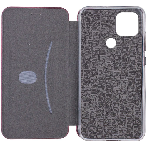 Аксессуар для смартфона Fashion Classy Burgundy for Oppo A15s / A15: Материал искусcтвенная кожа