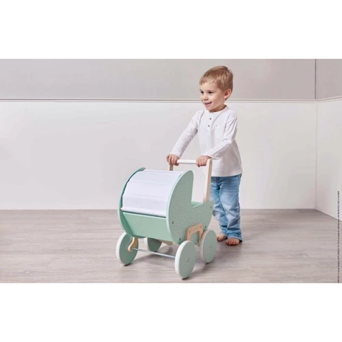 Коляска Janod для куклы мятная (J05900)