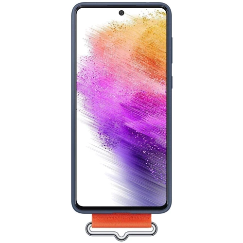 Чохол для телефона Samsung Silicone Cover with Strap Navy (EF-GA736TNEGRU) для Samsung A736 Galaxy A73 5G: Сумісність Samsung A736 Galaxy A73 5G