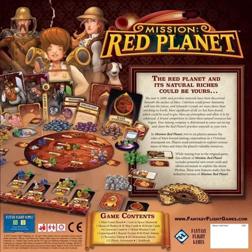 Настільна гра Fantasy Flight Games Mission: Red Planet - EN Англійською мовою: Виробник Fantasy Flight Games
