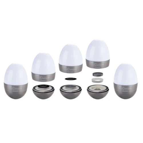 Светильник-ночник Troika Eggtivate, с датчиком вибрации, красный (EGG10/RD): Тип питания От батареек