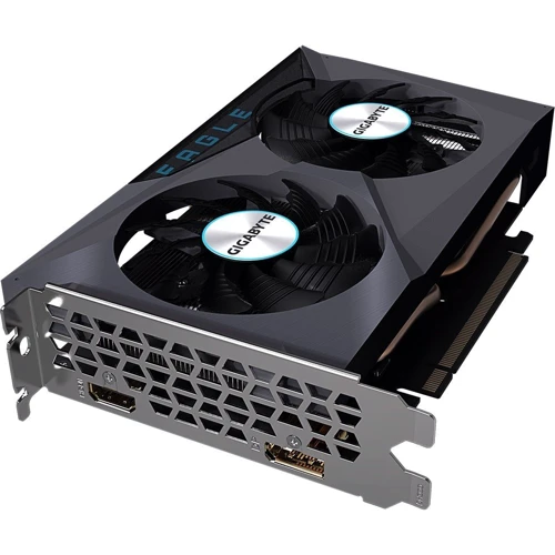 Видеокарта Gigabyte Radeon RX 6400 4Gb EAGLE (GV-R64EAGLE-4GD): Разрядность шины памяти, бит 64