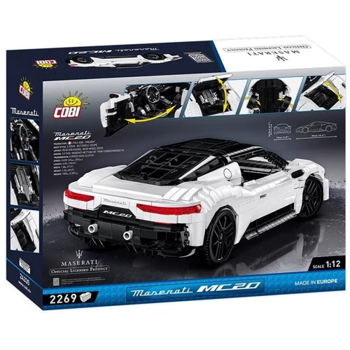 Конструктор Cobi Мазерати MC20 2269 деталей (COBI-24335): Количество деталей, шт. 2269