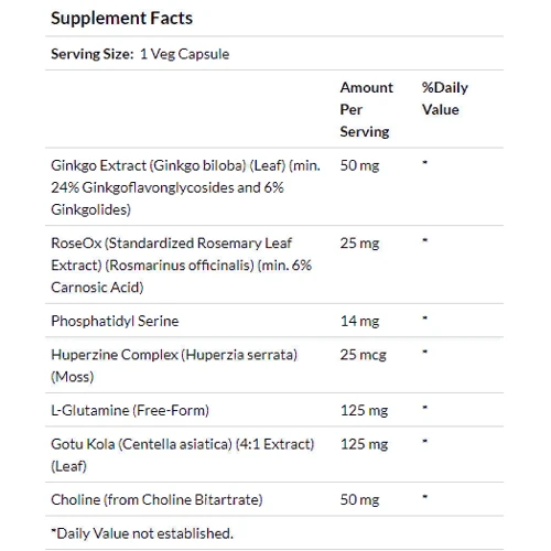 Now Foods Brain Elevate, 60 Veg Capsules (NOW-03303): Стать унісекс