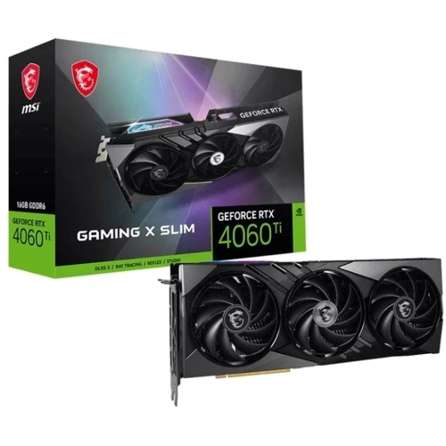 Видеокарта MSI GeForce RTX4060Ti 16Gb GAMING X SLIM (RTX 4060 Ti GAMING X SLIM 16G): Интерфейс PCI Express 4.0 x8