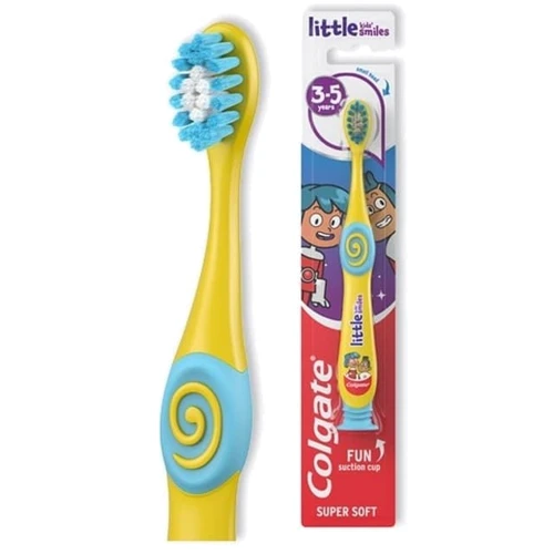 Зубная щетка Colgate Little Kids' Smiles для детей 3-5 лет супер мягкая (8718951614024)