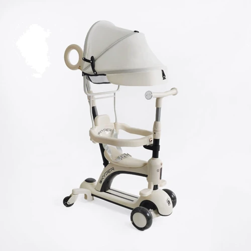 Самокат 5в1 Skyper 125х35 мм бежевый (BG-50123)