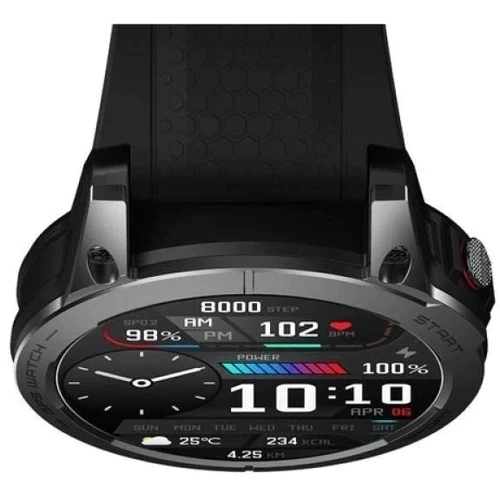 Смарт-часы Zeblaze Stratos 3 Abyss Black: Емкость батареи, мАч 400