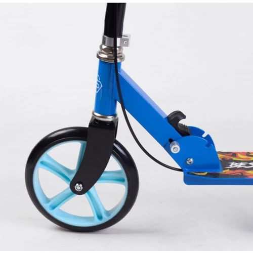 Самокат алюмінієвий Best Scooter синій (30156): Тип коліс литые