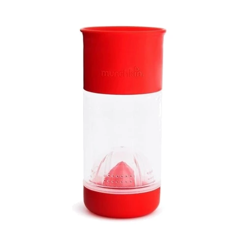 Пляшка Munchkin Miracle 360 Fruit Infuser Cup з інфузером, 414 мл, червона (011209.01) фото 6