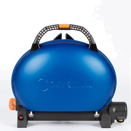 Портативный переносной газовый гриль O-GRILL 500, синий