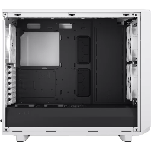 Корпус Fractal Design Meshify 2 Lite White TG Clear Tint (FD-C-MEL2A-04): Матеріал передній панелі пластик і метал