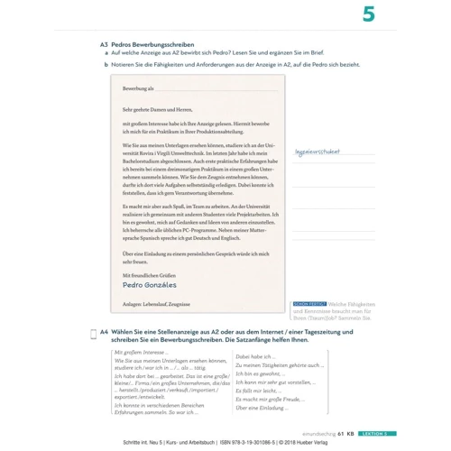 Schritte international Neu 5: Kursbuch und Arbeitsbuch mit Audio-CD: Производитель Hueber