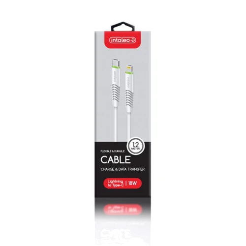 Кабель Intaleo Cable USB-C to Lightning 18W 1.2m White (CBFLEXTL1) фото 3
