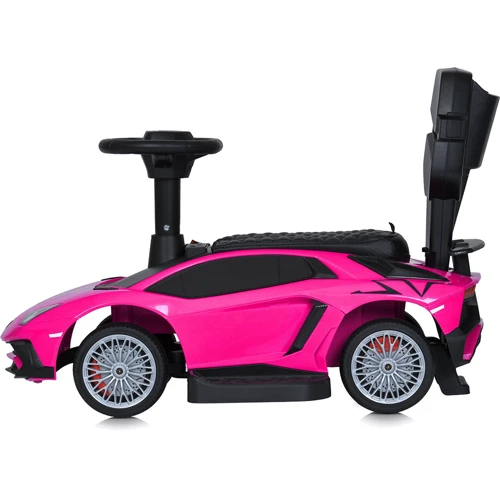 Детский электромобиль-толокар 2в1 Bambi Lamborghini розовый (M 5777EBL-8)