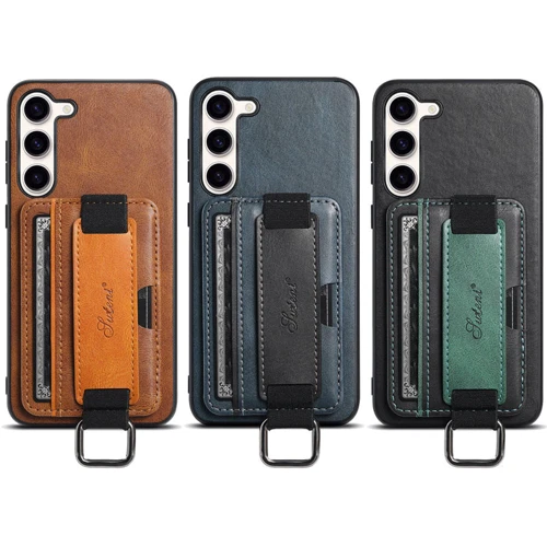 Чехол для телефонов Epik Leather Case Wallet and Straps Blue for Samsung S926 Galaxy S24 Plus: Тип накладка на заднюю часть