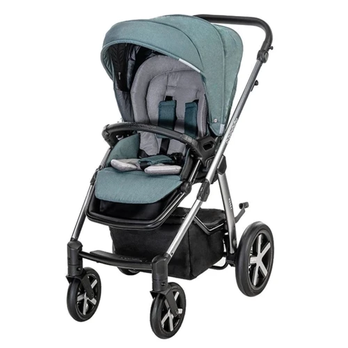 Универсальная коляска 2 в 1 Baby Design Husky NR 2021 07 GRAY: Материал колес резина (надувные)