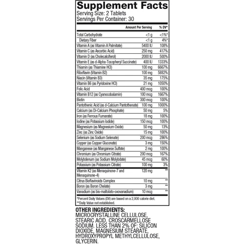 Dymatize Complete Multi-Vitamin 60 tabs: Форма випуску капсули