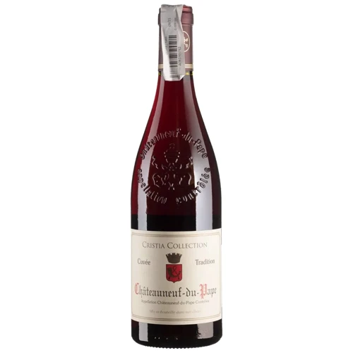Вино Domaine de Cristia Chateauneuf-du-Pape Rouge червоне сухе 0.75л (BWR0248)