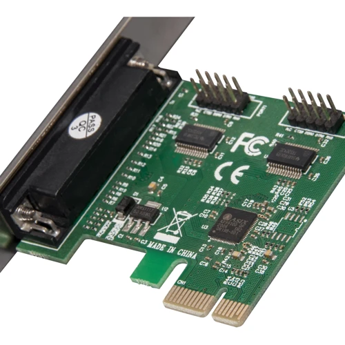Frime PCI-E x1 to RS232+LPT (2 порта RS232 + 1порт LPT), ASIX AX99100 (ECF-PCIto2S1PAX99100.LP)