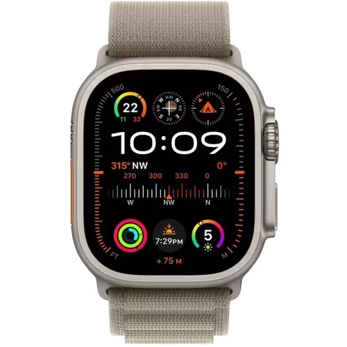 Apple 49mm Olive Alpine Loop - Large (MT5V3ZM/A): Сумісність Apple Watch 49mm, Apple Watch 46mm, Apple Watch 45mm, Apple Watch 44mm